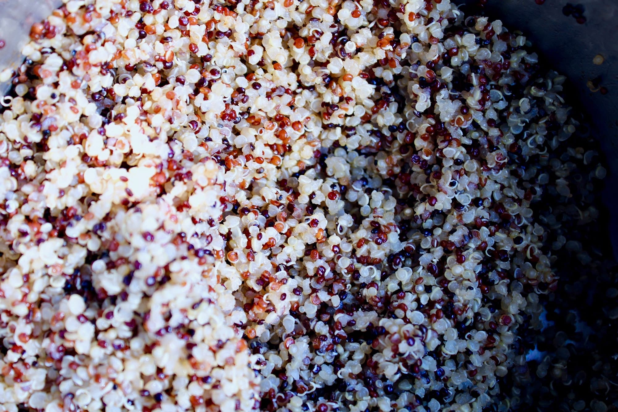 Pre-cooked quinoa.