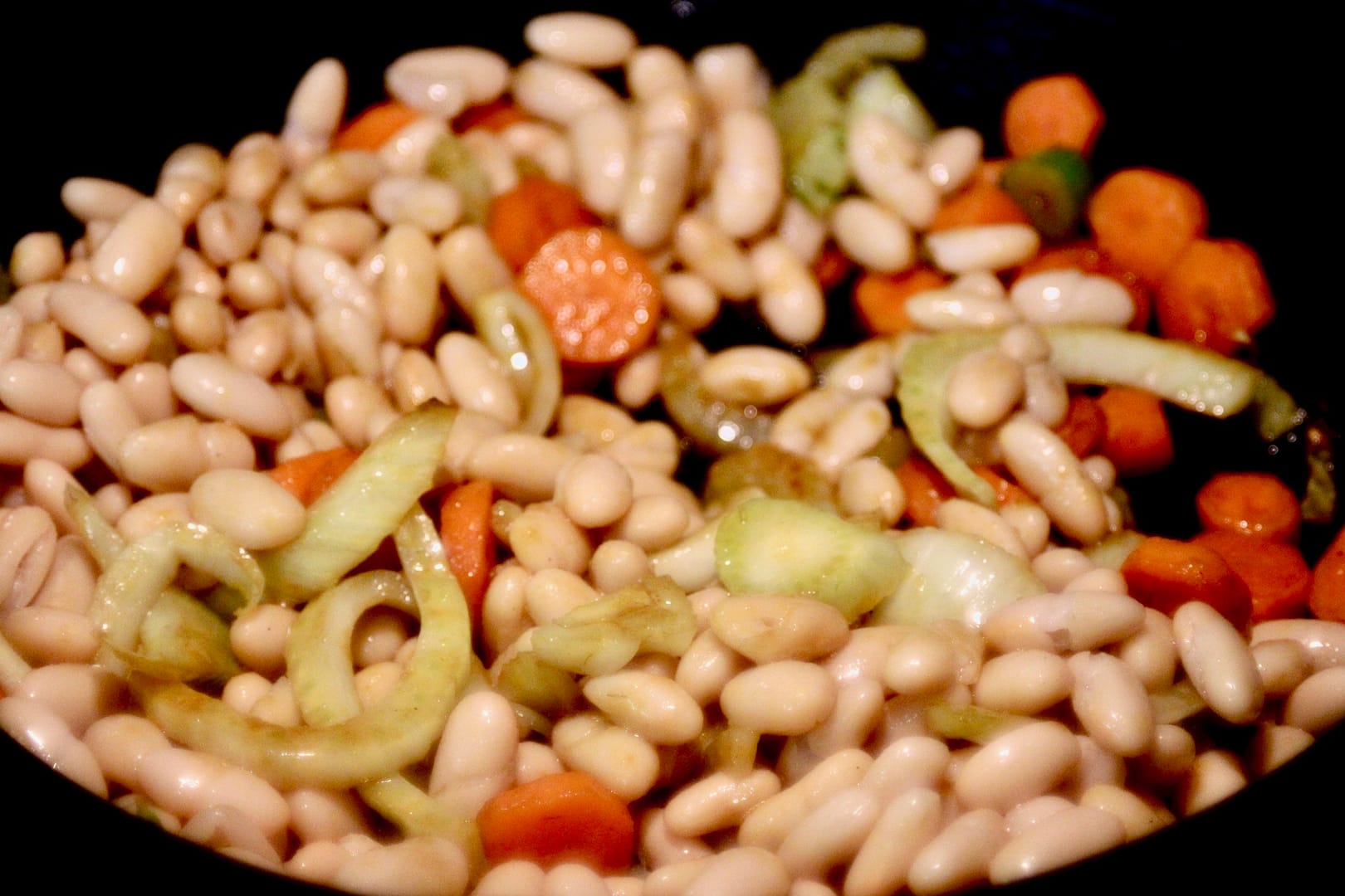 Beans and vegetables 