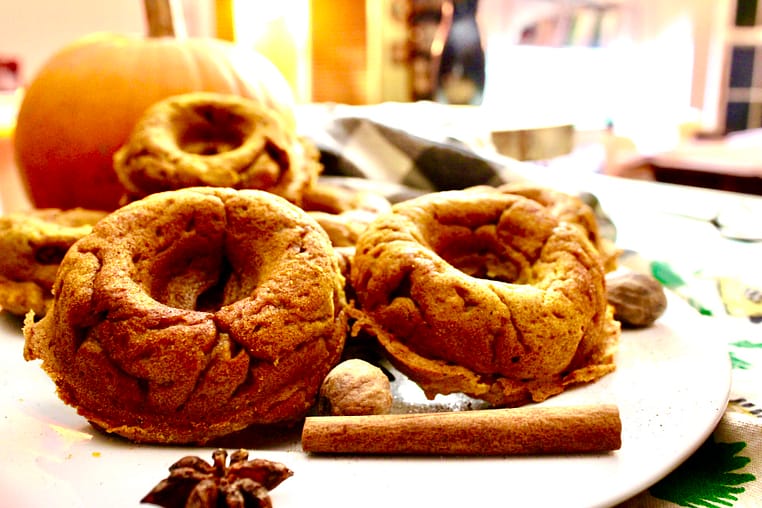 Spices, pumpkins, and doughnuts